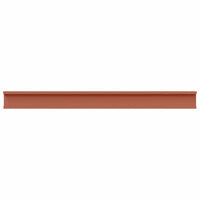 Scaffale da parete 2 pcs Rosso 100 x 9 x 3 cm Legno multistrato 42020004