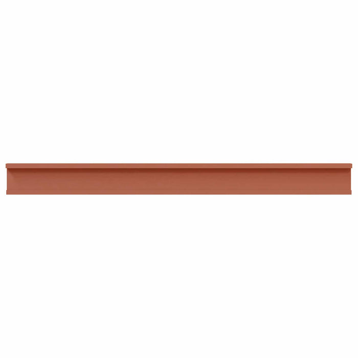 Scaffale da parete 2 pcs Rosso 100 x 9 x 3 cm Legno multistrato 42020004