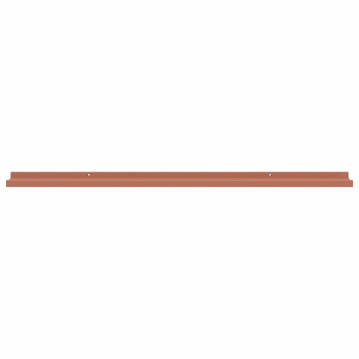 Scaffale da parete 2 pcs Rosso 115 x 9 x 3 cm Legno multistrato 42020005