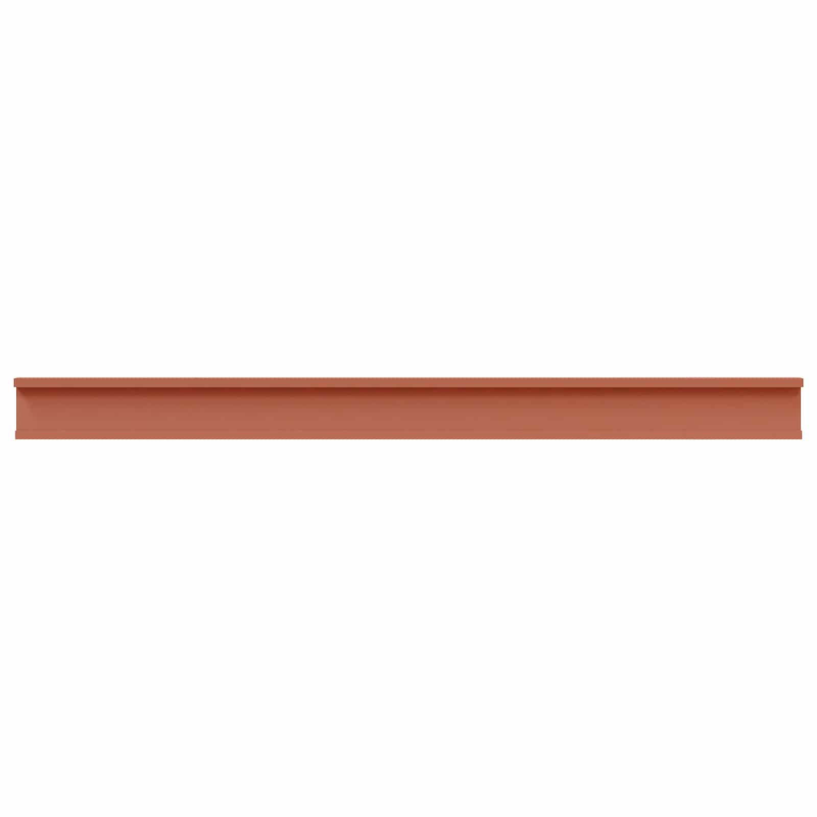 Scaffale da parete 2 pcs Rosso 115 x 9 x 3 cm Legno multistrato 42020005