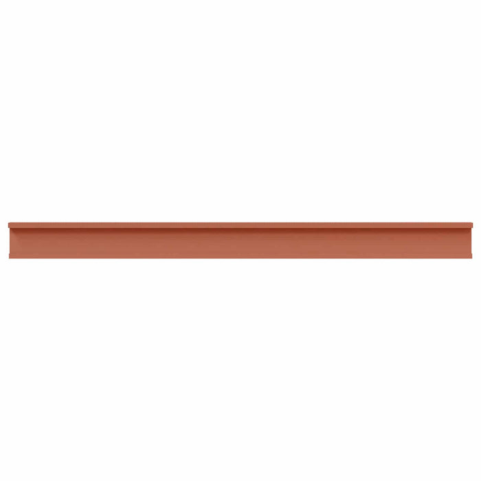 Scaffale da parete 2 pcs Rosso 115 x 9 x 3 cm Legno multistrato 42020005
