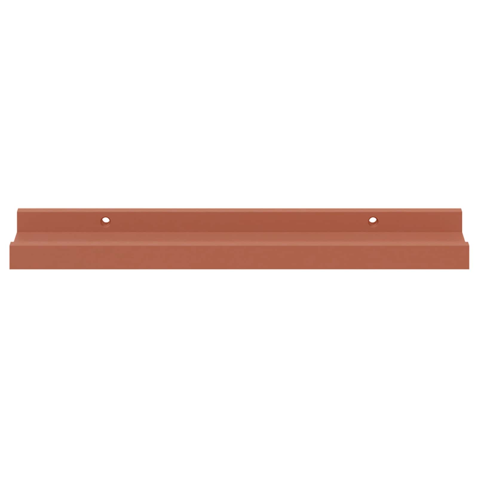 Scaffale da parete 4 pcs Rosso 40 x 9 x 3 cm Legno multistrato 42020006