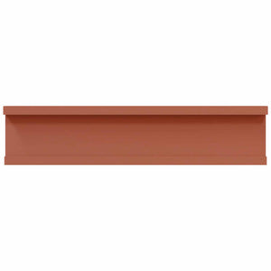 Scaffale da parete 4 pcs Rosso 40 x 9 x 3 cm Legno multistrato 42020006