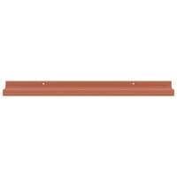 Scaffale da parete 4 pcs Rosso 60 x 9 x 3 cm Legno multistrato 42020007