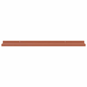 Scaffale da parete 4 pcs Rosso 80 x 9 x 3 cm Legno multistrato 42020008