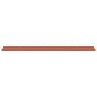 Scaffale da parete 4 pcs Rosso 100 x 9 x 3 cm Legno multistrato 42020009