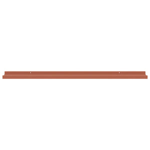 Scaffale da parete 4 pcs Rosso 100 x 9 x 3 cm Legno multistrato 42020009