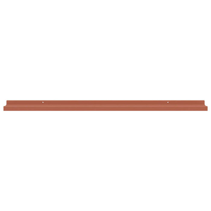 Scaffale da parete 4 pcs Rosso 100 x 9 x 3 cm Legno multistrato 42020009