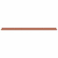 Scaffale da parete 4 pcs Rosso 115 x 9 x 3 cm Legno multistrato 42020010