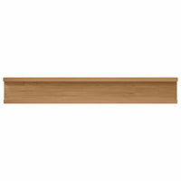 Scaffale da parete con lo scaffale 2 pcs Marrone 60 x 9 x 3 cm 42020012