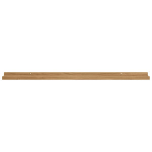 Scaffale da parete con lo scaffale 2 pcs Marrone 100 x 9 x 3 cm 42020014