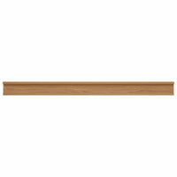 Scaffale da parete con lo scaffale 2 pcs Marrone 115 x 9 x 3 cm 42020015