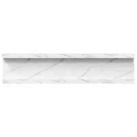 Scaffale da parete 2 pcs Marmo Bianco 40 x 9 x 3 cm 42020021