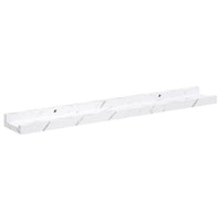 Scaffale da parete 2 pcs Marmo Bianco 60 x 9 x 3 cm 42020022