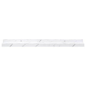 Scaffale da parete 2 pcs Marmo Bianco 60 x 9 x 3 cm 42020022