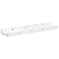 Scaffale da parete 4 pcs Marmo Bianco 40 x 9 x 3 cm 42020026
