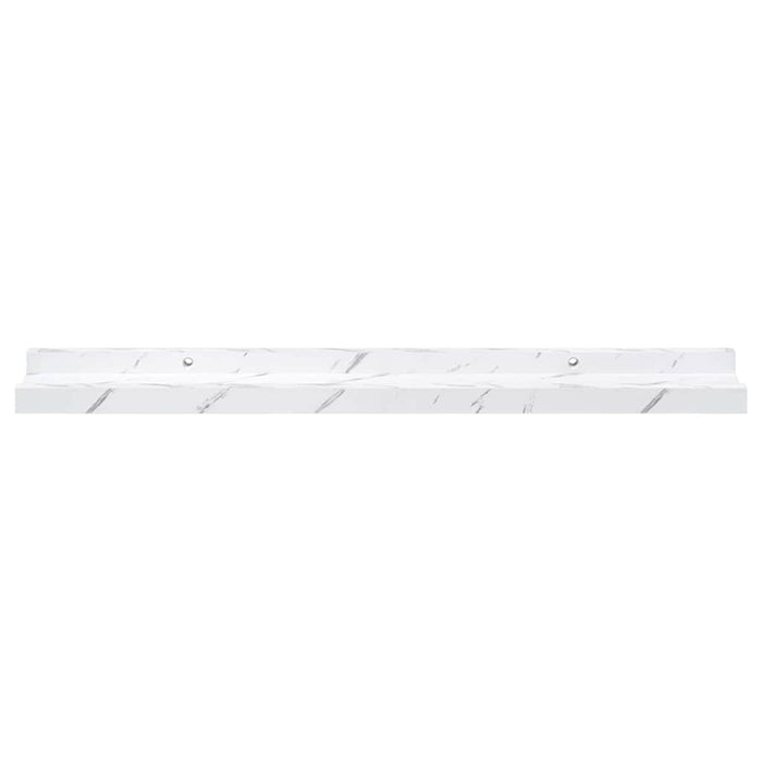 Scaffale da parete 4 pcs Marmo Bianco 60 x 9 x 3 cm 42020027