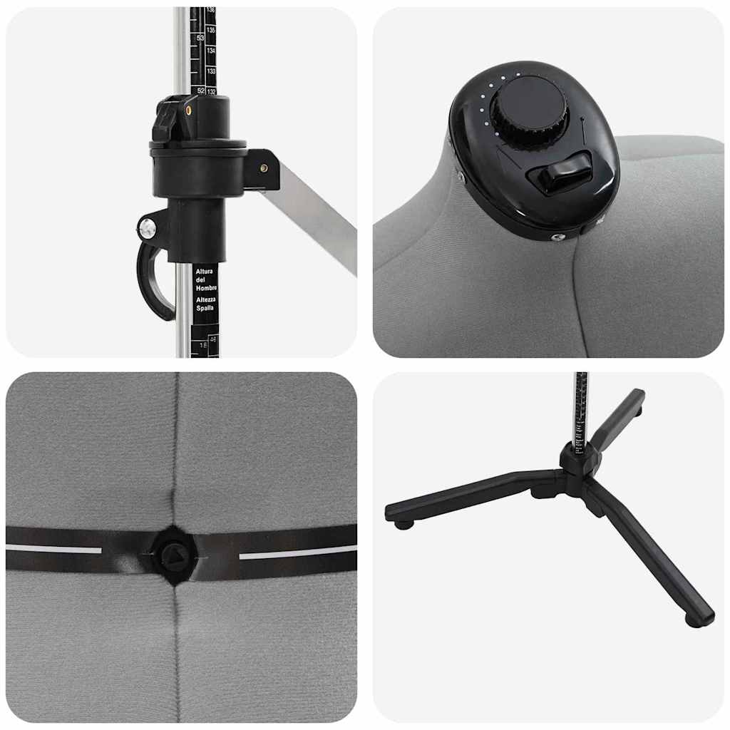 Forma Abito Femminile Regolabile Grigio s Velluto 42018604