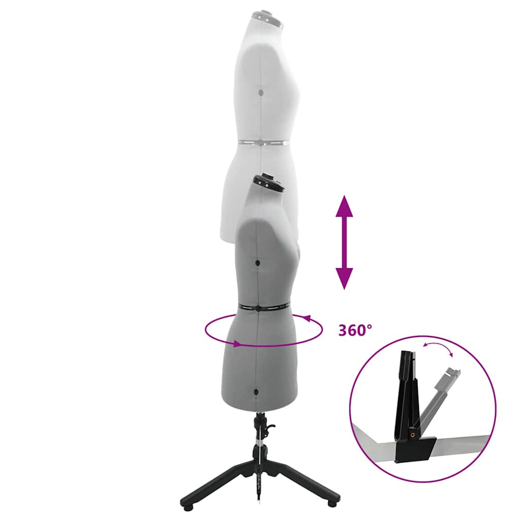 Forma Abito Femminile Regolabile Grigio s Velluto 42018604