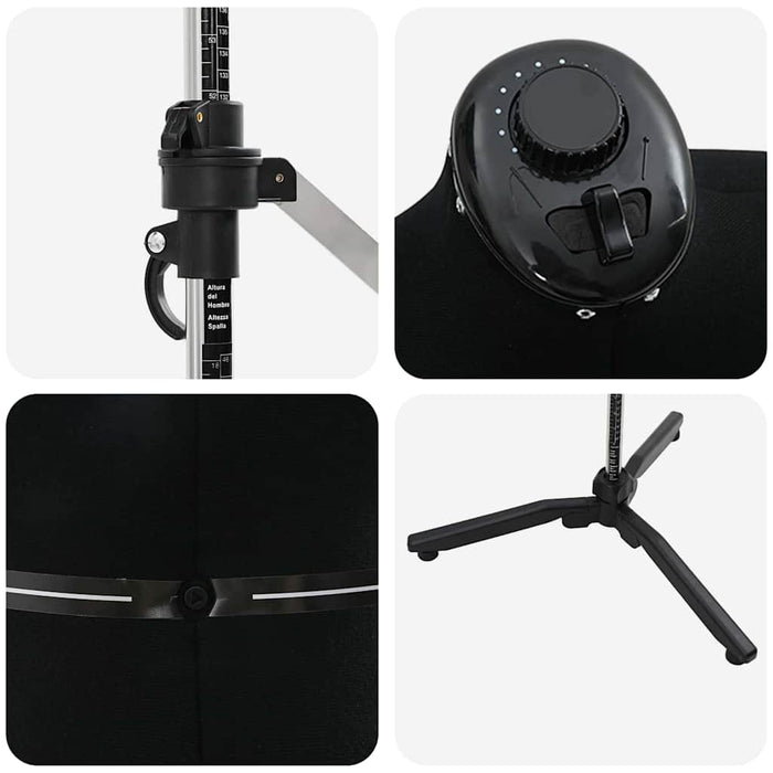 Forma Abito Femminile Regolabile Nero m Velluto 42018606