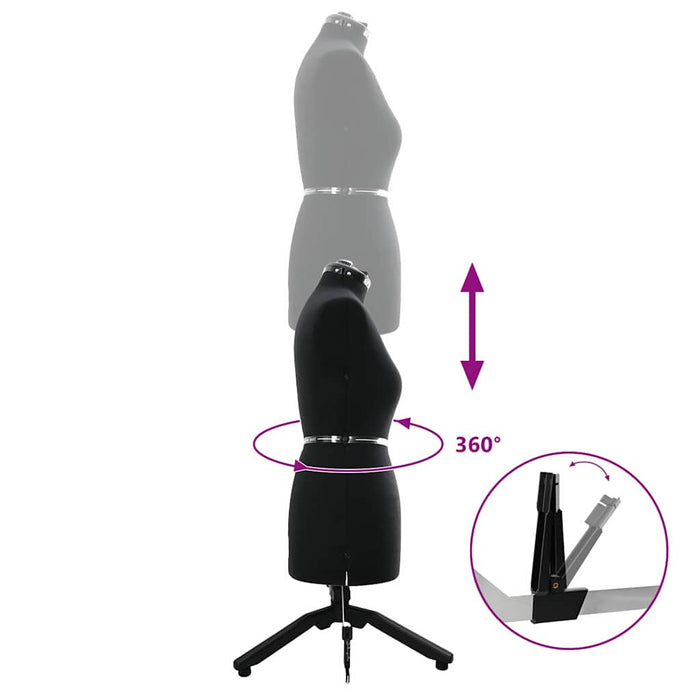 Forma Abito Femminile Regolabile Nero m Velluto 42018606