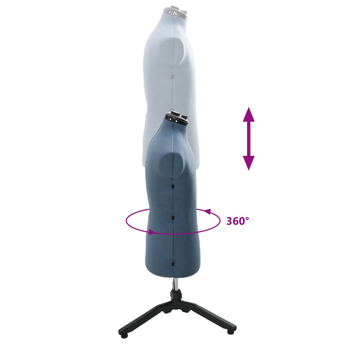 Forma Abito Femminile Regolabile Blu 37.5-45.5 pollici Tessuto 42018611