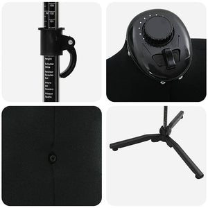 Forma Abito Femminile Regolabile Nero 37.5-45.5 pollici Tessuto 42018612