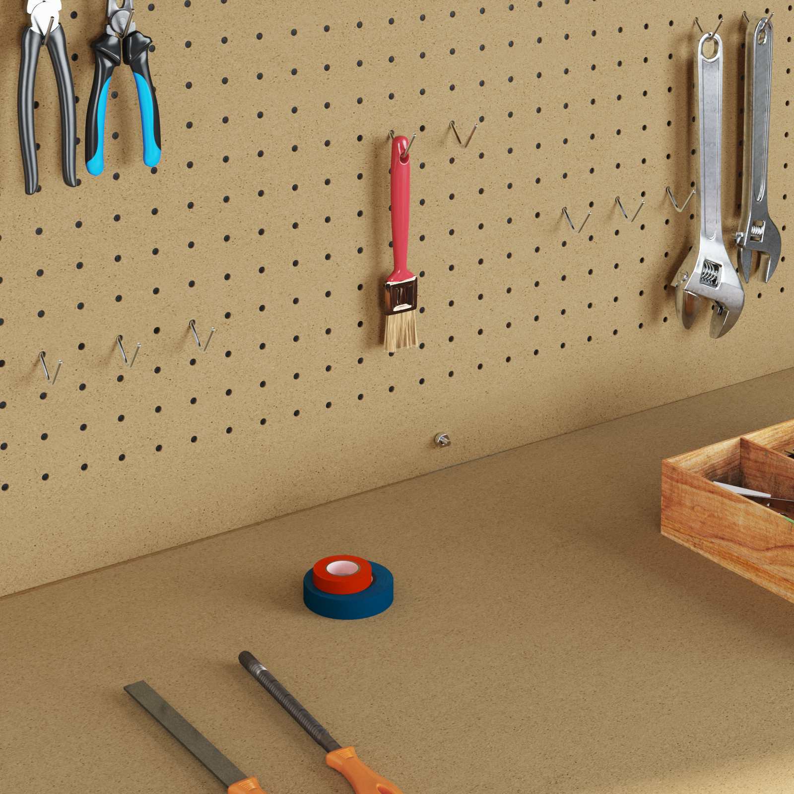 Banchi da lavoro Nero 81 x 41 x 145 cm Legno multistrato 42020127