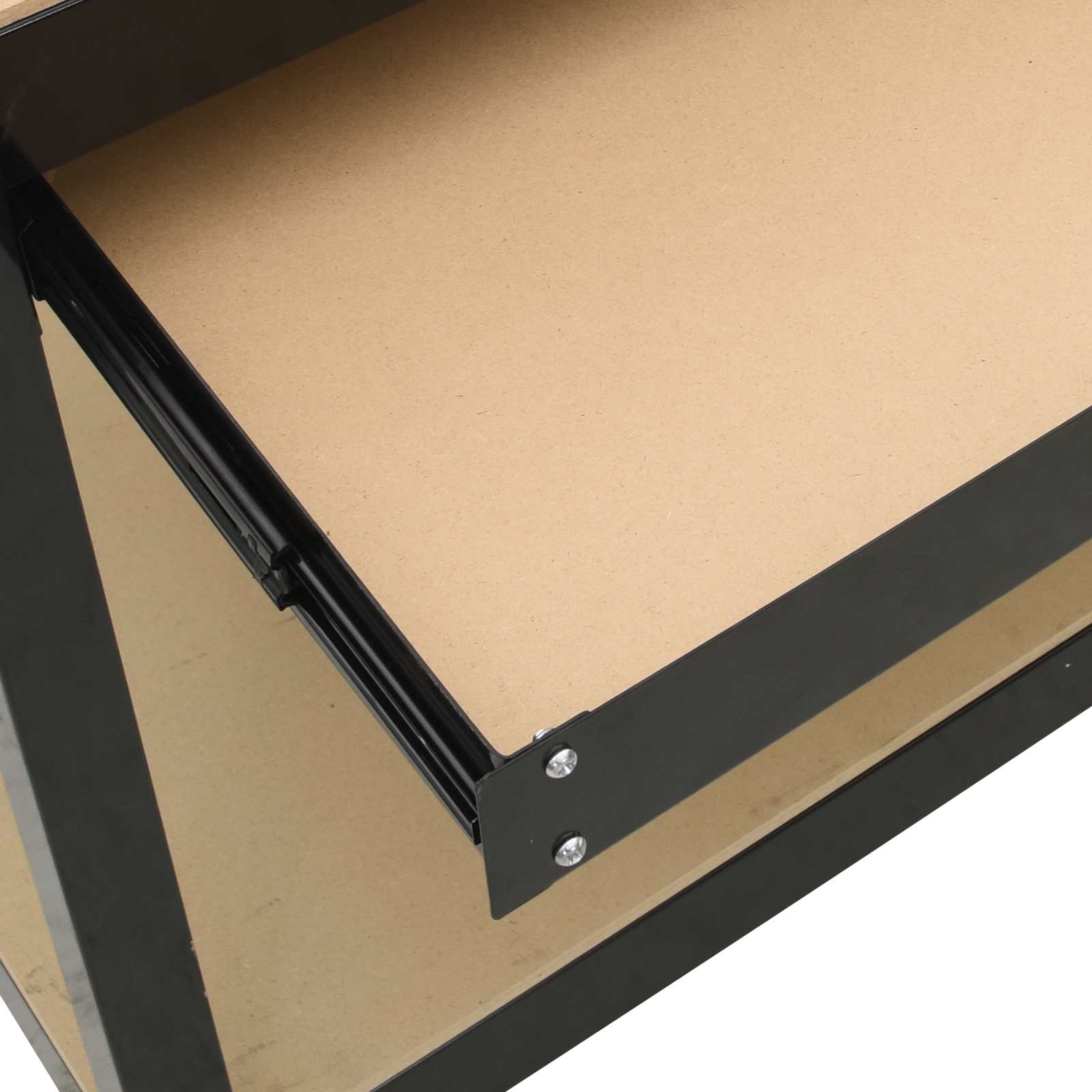 Banchi da lavoro Nero 81 x 41 x 145 cm Legno multistrato 42020129