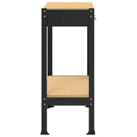 Banchi da lavoro Nero 81 x 41 x 145 cm Legno multistrato 42020130