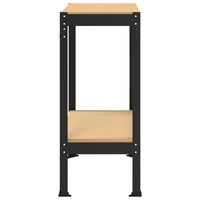 Banchi da lavoro Nero 81 x 41 x 145 cm Legno multistrato 42020132