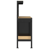 Banchi da lavoro Nero 81 x 41 x 145 cm Legno multistrato 42020133
