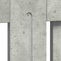 Copertura per radiatori Grigio cemento 172 x 19 x 81,5 cm 884072