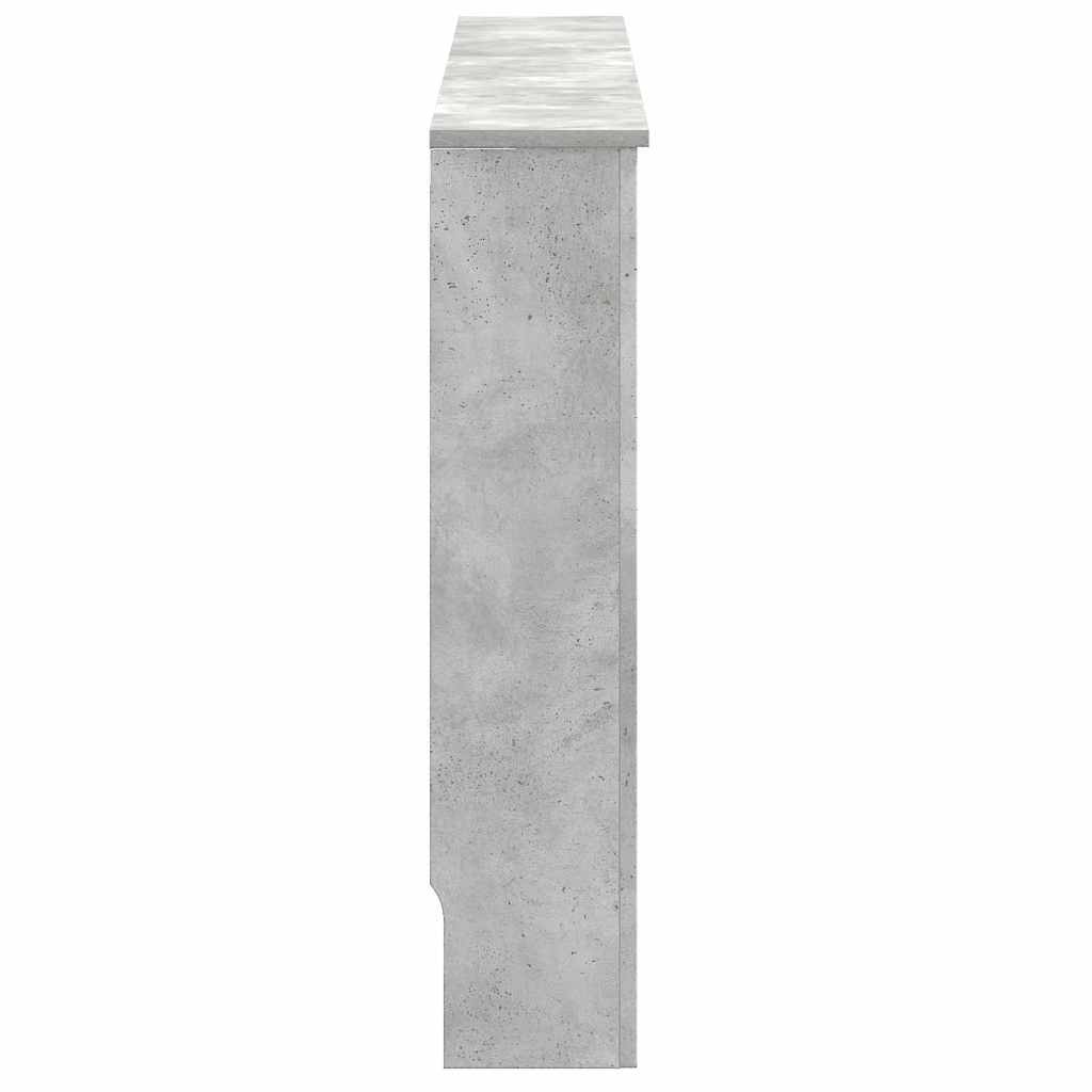 Copertura per radiatori Grigio cemento 172 x 19 x 81,5 cm 884072
