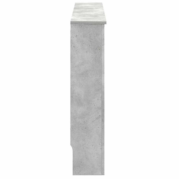 Copertura per radiatori Grigio cemento 172 x 19 x 81,5 cm 884072