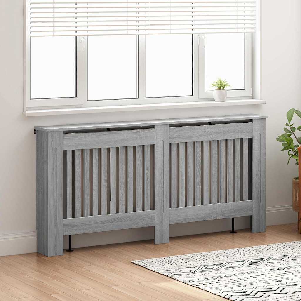 Copertura per radiatori Grigio Sonoma 172 x 19 x 81,5 cm 884073