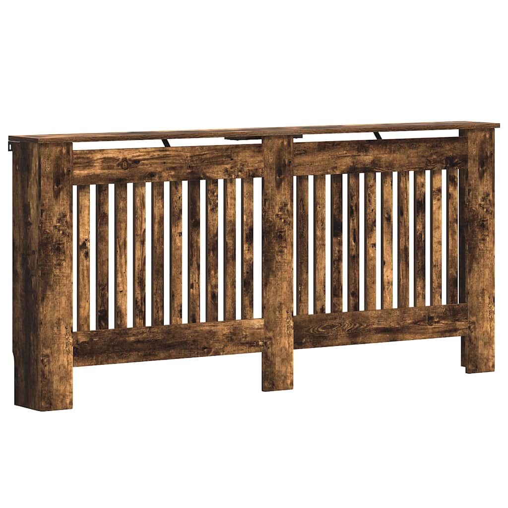 Copertura per radiatori Rovere fumé 172 x 19 x 81,5 cm 884075