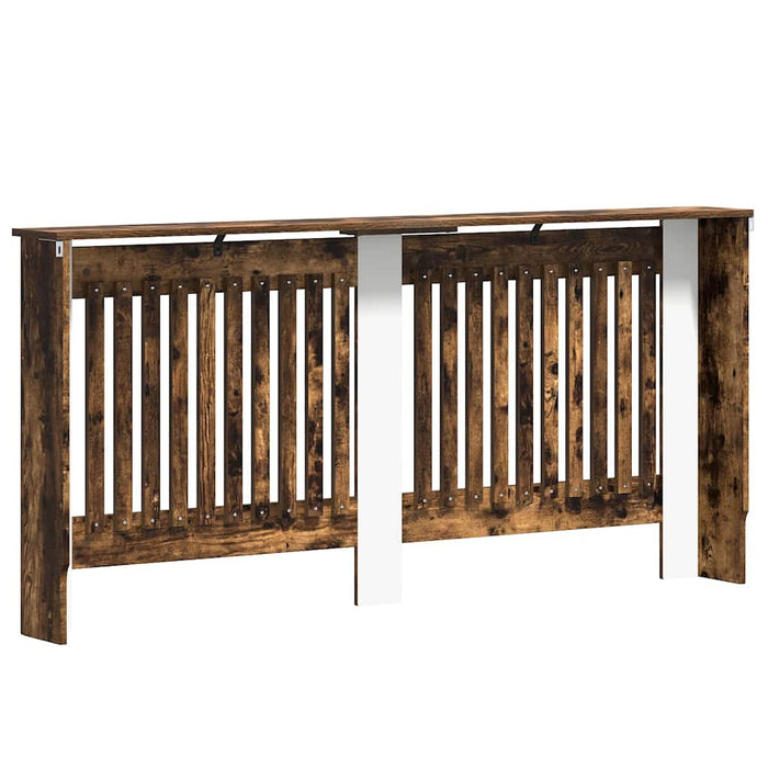 Copertura per radiatori Rovere fumé 172 x 19 x 81,5 cm 884075
