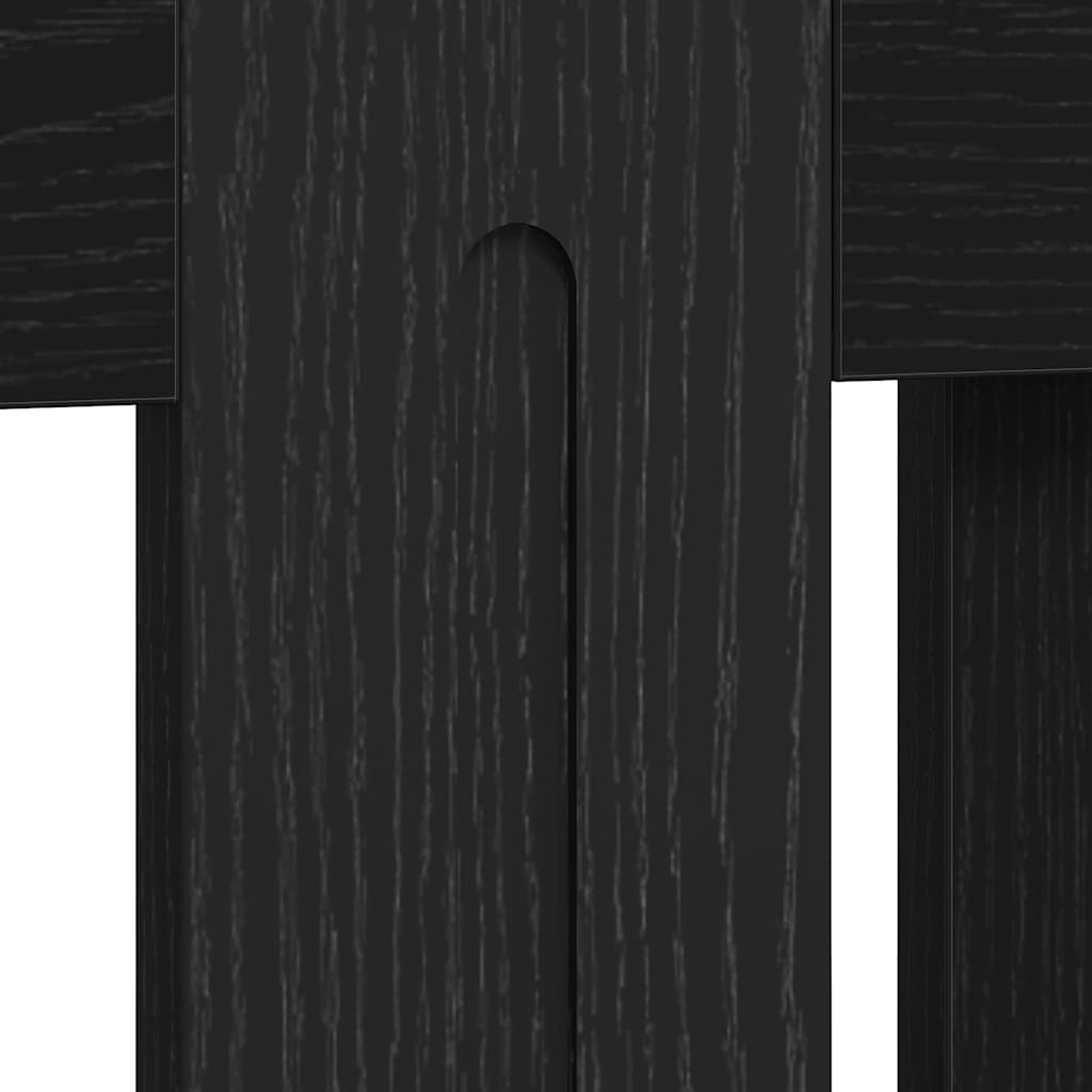 Copertura per radiatori Rovere Nero 172 x 19 x 81,5 cm 884080