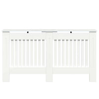 Copertura per radiatori Bianco Lucido 152 x 19 x 81,5 cm 884085