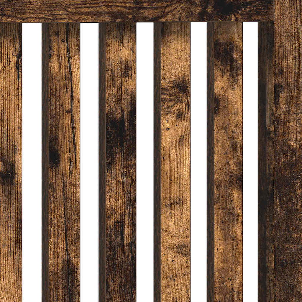 Copertura per radiatori Rovere fumé 152 x 19 x 81,5 cm 884086