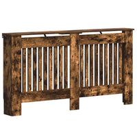 Copertura per radiatori Rovere fumé 152 x 19 x 81,5 cm 884086