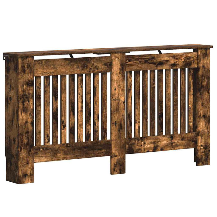 Copertura per radiatori Rovere fumé 152 x 19 x 81,5 cm 884086