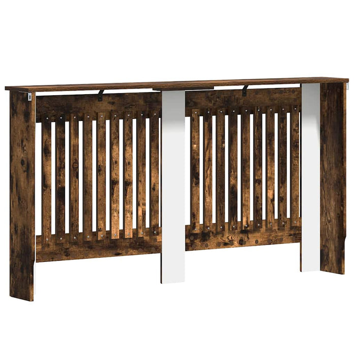 Copertura per radiatori Rovere fumé 152 x 19 x 81,5 cm 884086