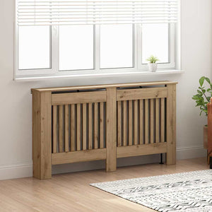 Copertura per radiatori Rovere artigianale 152 x 19 x 81,5 cm 884090