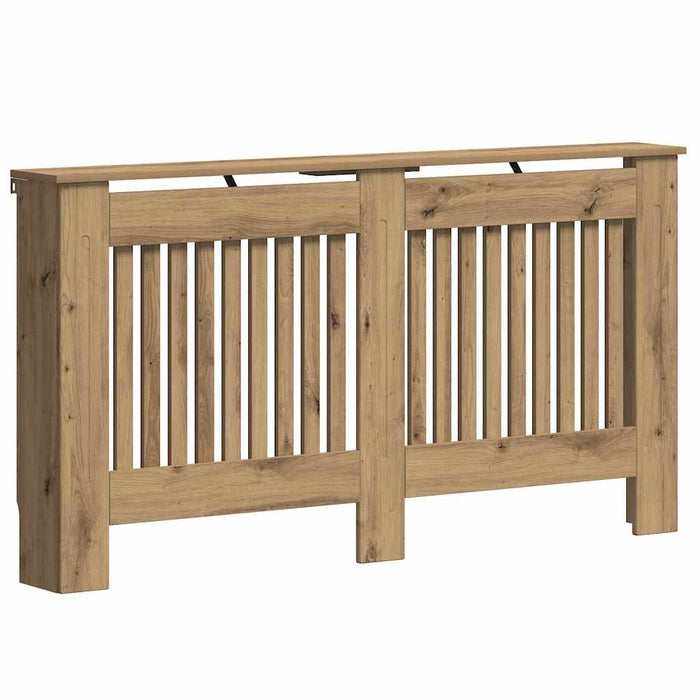 Copertura per radiatori Rovere artigianale 152 x 19 x 81,5 cm 884090