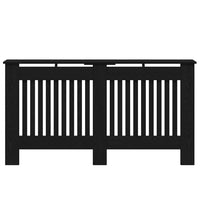 Copertura per radiatori Rovere Nero 152 x 19 x 81,5 cm 884091