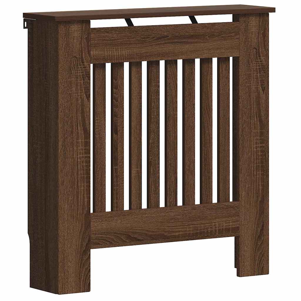 Copertura per radiatori Rovere Marrone 78 x 19 x 81,5 cm 884093