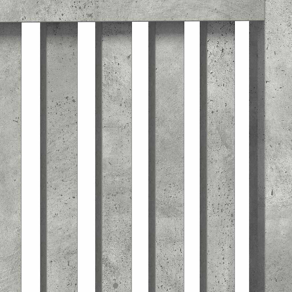 Copertura per radiatori Grigio cemento 78 x 19 x 81,5 cm 884094