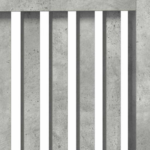 Copertura per radiatori Grigio cemento 78 x 19 x 81,5 cm 884094